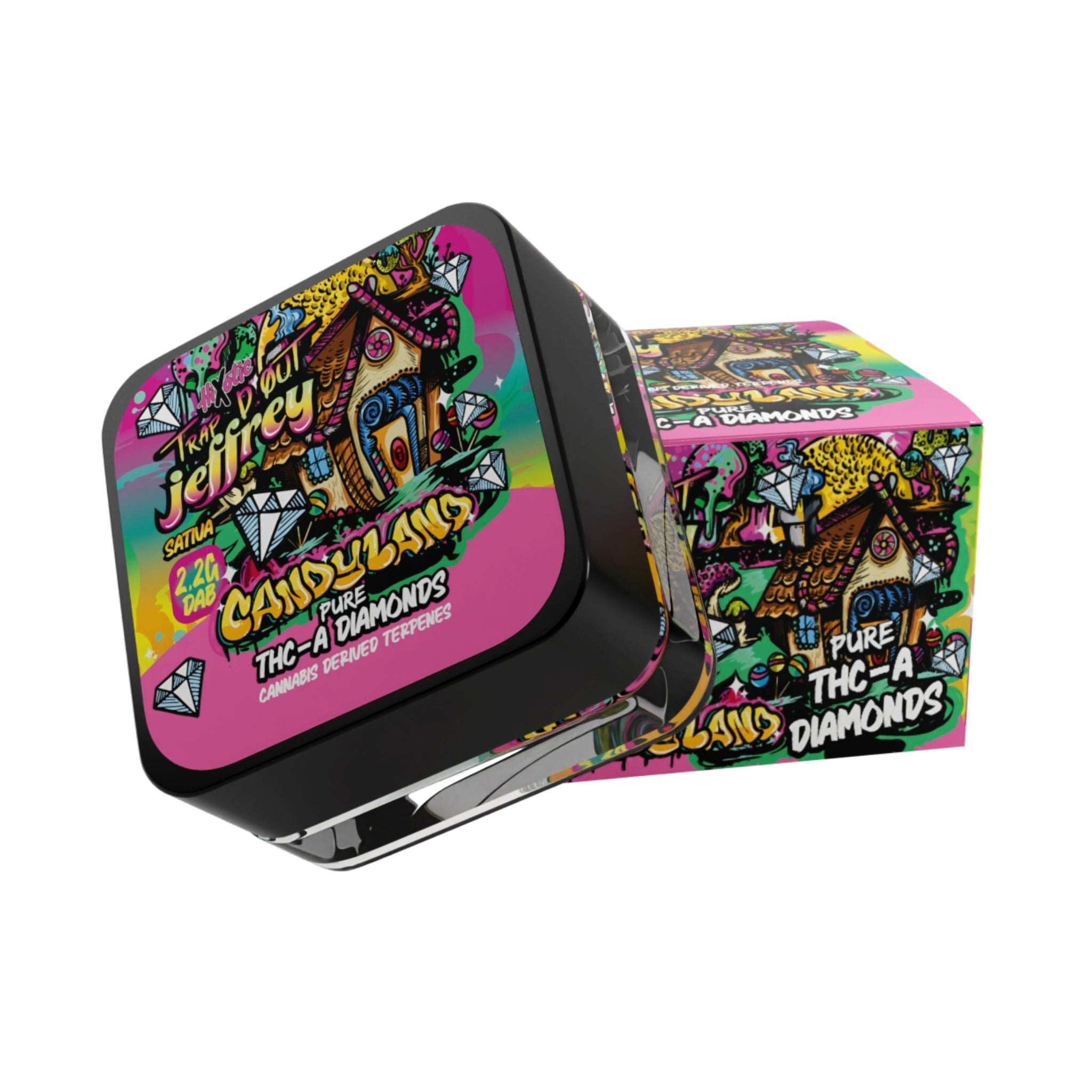 Trapd Out Jeffrey THC-A Dab - 2200mg - Everything 420