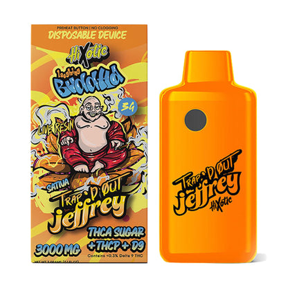 Trapd Out Jeffrey THC-A Vaporizer - 3000mg Laughing Buddha (S)