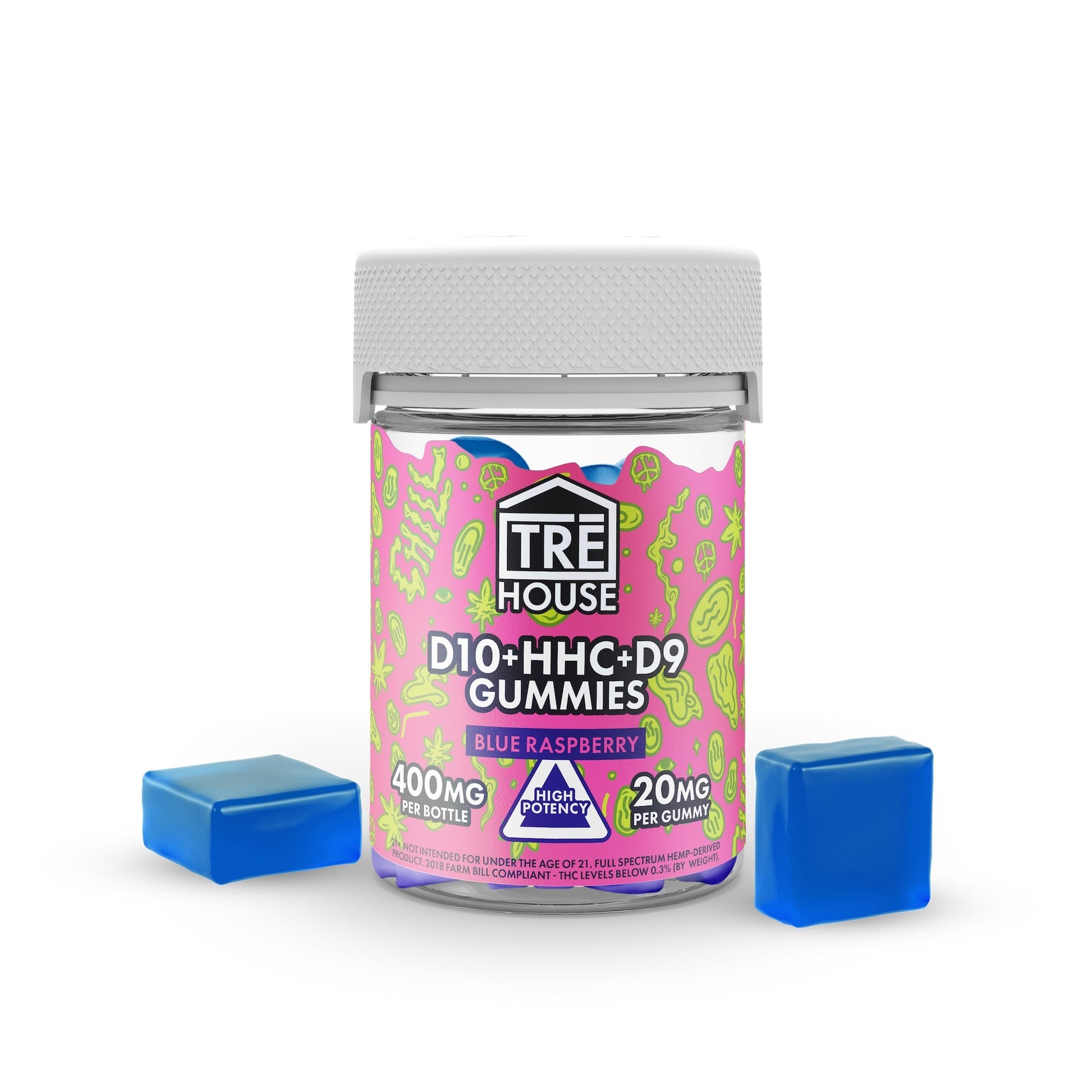 Tre House Delta 10 + HHC Gummies - 400mg