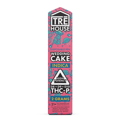 Tre House Delta Blend Vaporizer - 2000mg Wedding Cake (I)