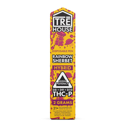 Tre House Delta Blend Vaporizer - 2000mg Rainbow Sherbet (H)