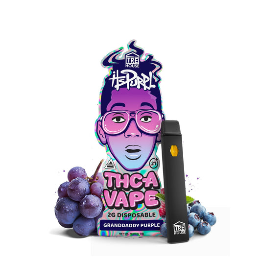 Tre House ItsPurple THC-A Vaporizer - 2000mg Granddaddy Purple