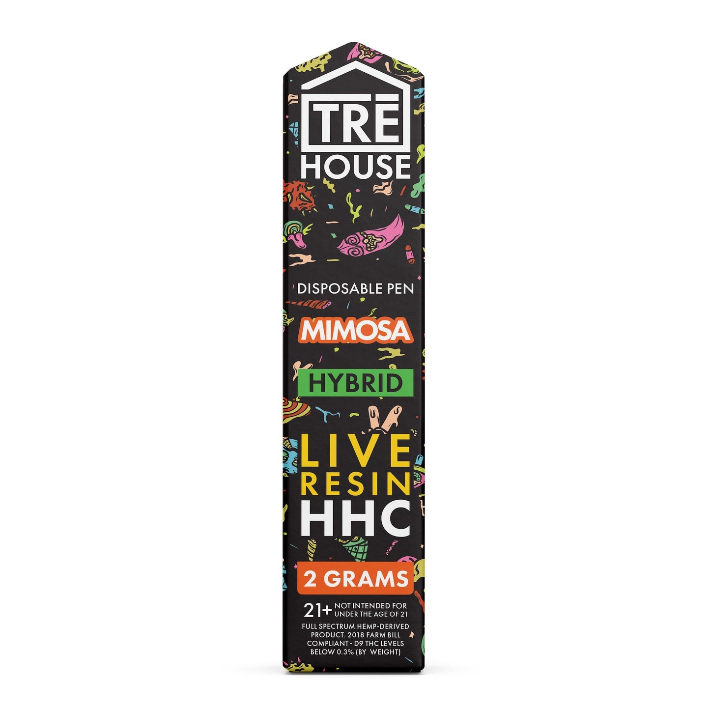 Tre House Live Resin HHC Vaporizer - 2000mg Mimosa