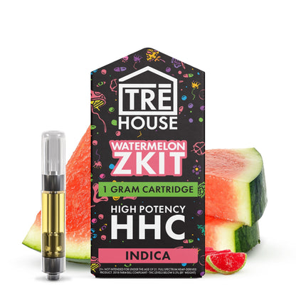 Tre House Live Resin Watermelon Zkit HHC Cartridge - 1000mg