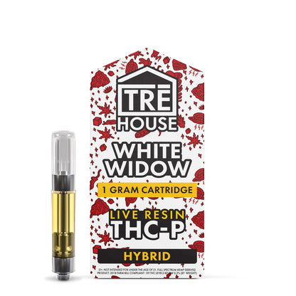 Tre House Live Resin White Widow THC-P Cartridge - 1000mg