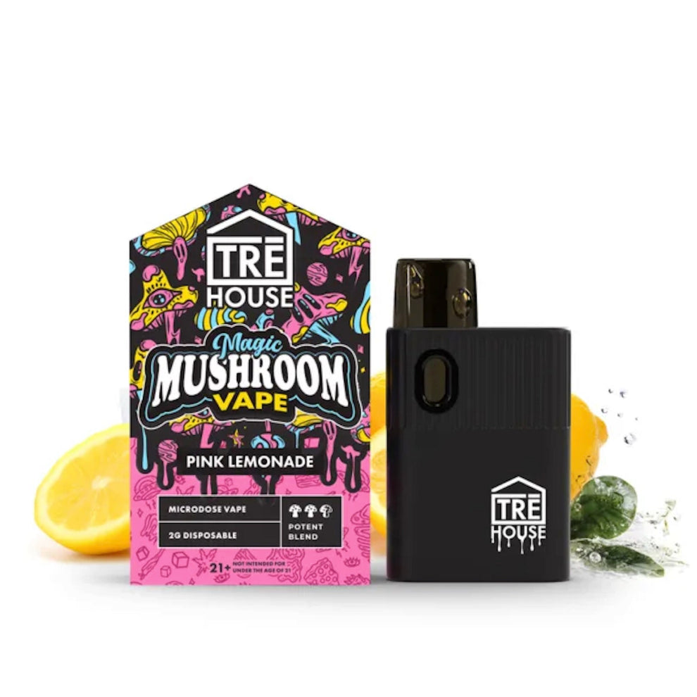 Tre House Magic Mushroom Pink Lemonade Vaporizer - Everything 420