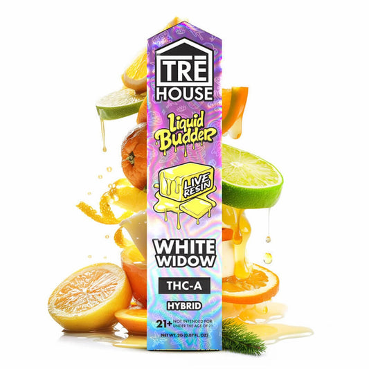 Tre House THC-A Live Resin Liquid Budder Device - 2000mg White Widow (H) / 1 Pack