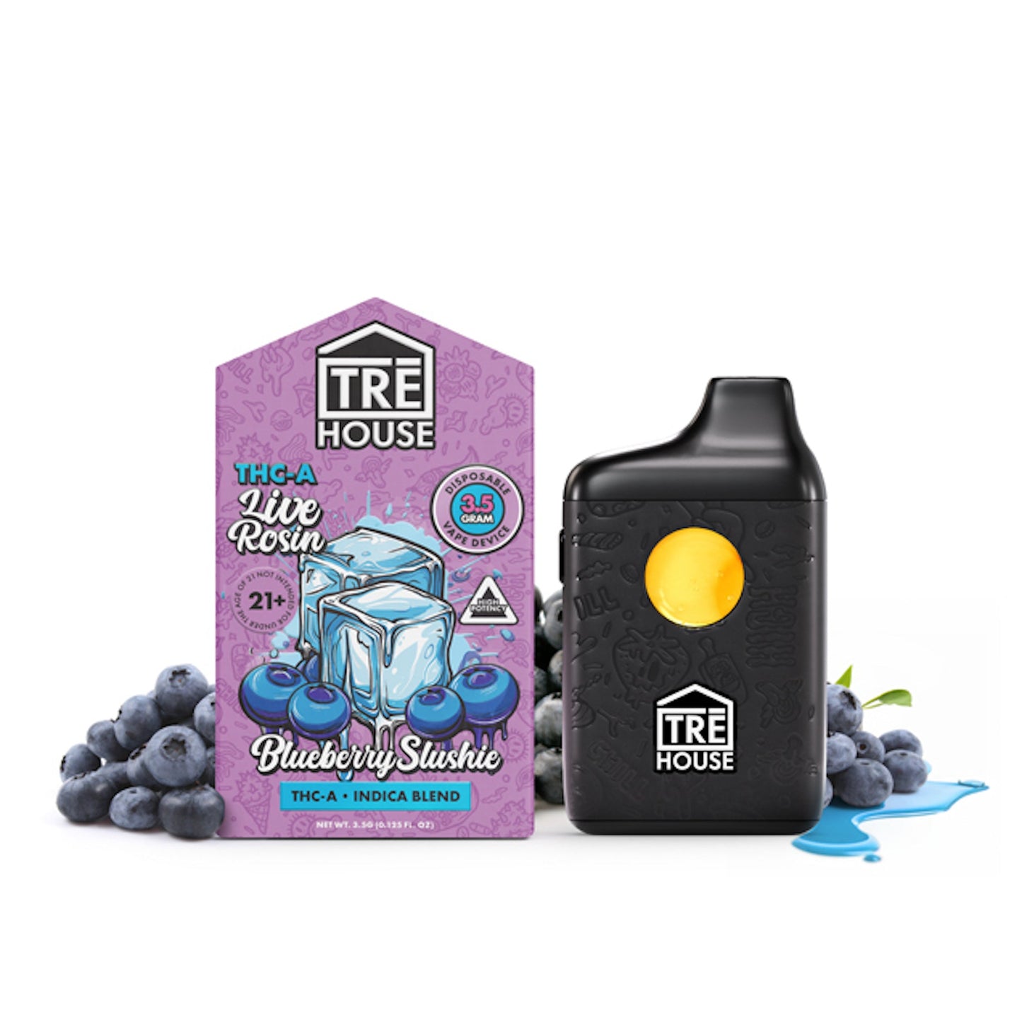 Tre House THC-A Live Rosin Vaporizer - 3500mg