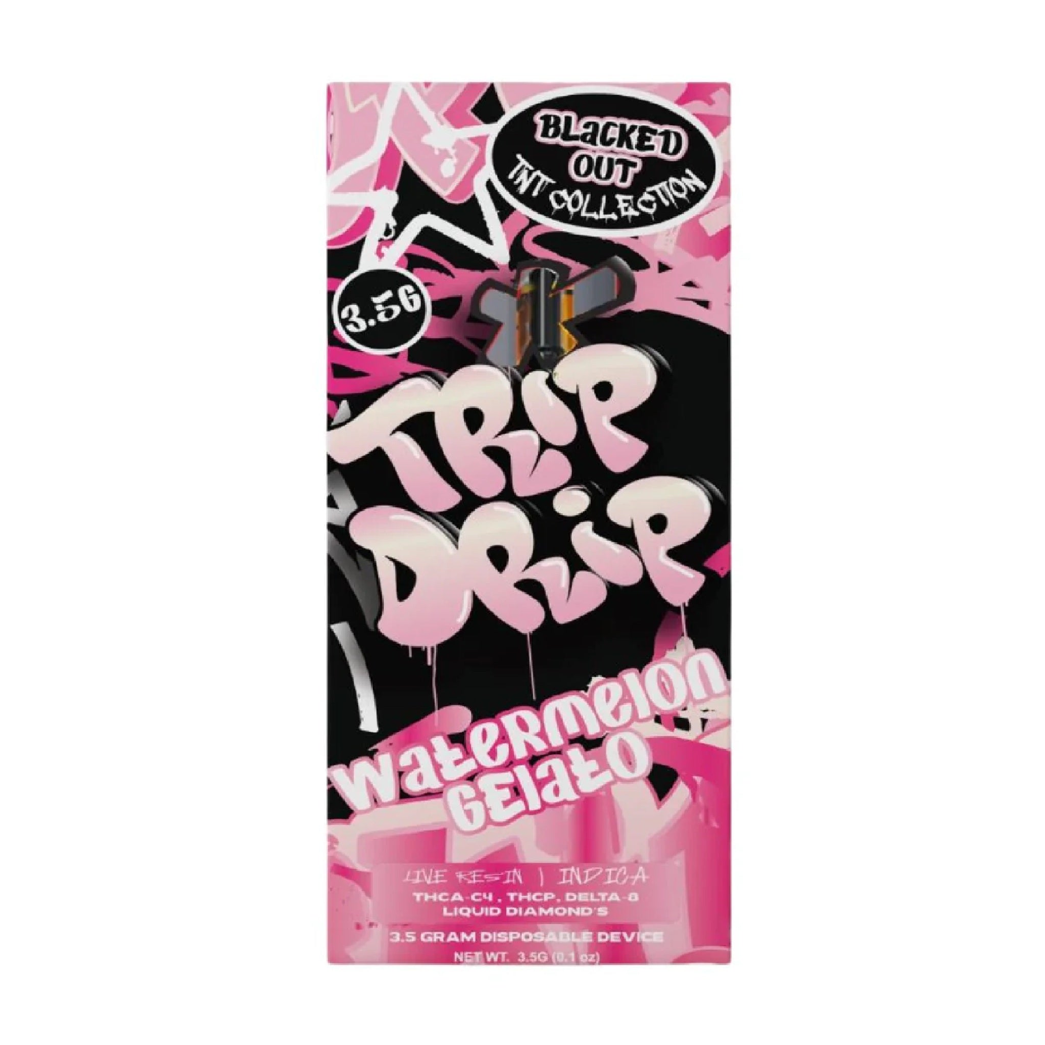 Trip Drip Black Out TNT Collection Live Resin Vaporizer - 3500mg
