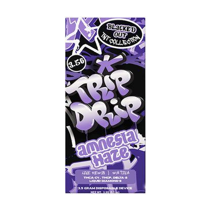 Trip Drip Black Out TNT Collection Live Resin Vaporizer - 3500mg Amensia Haze