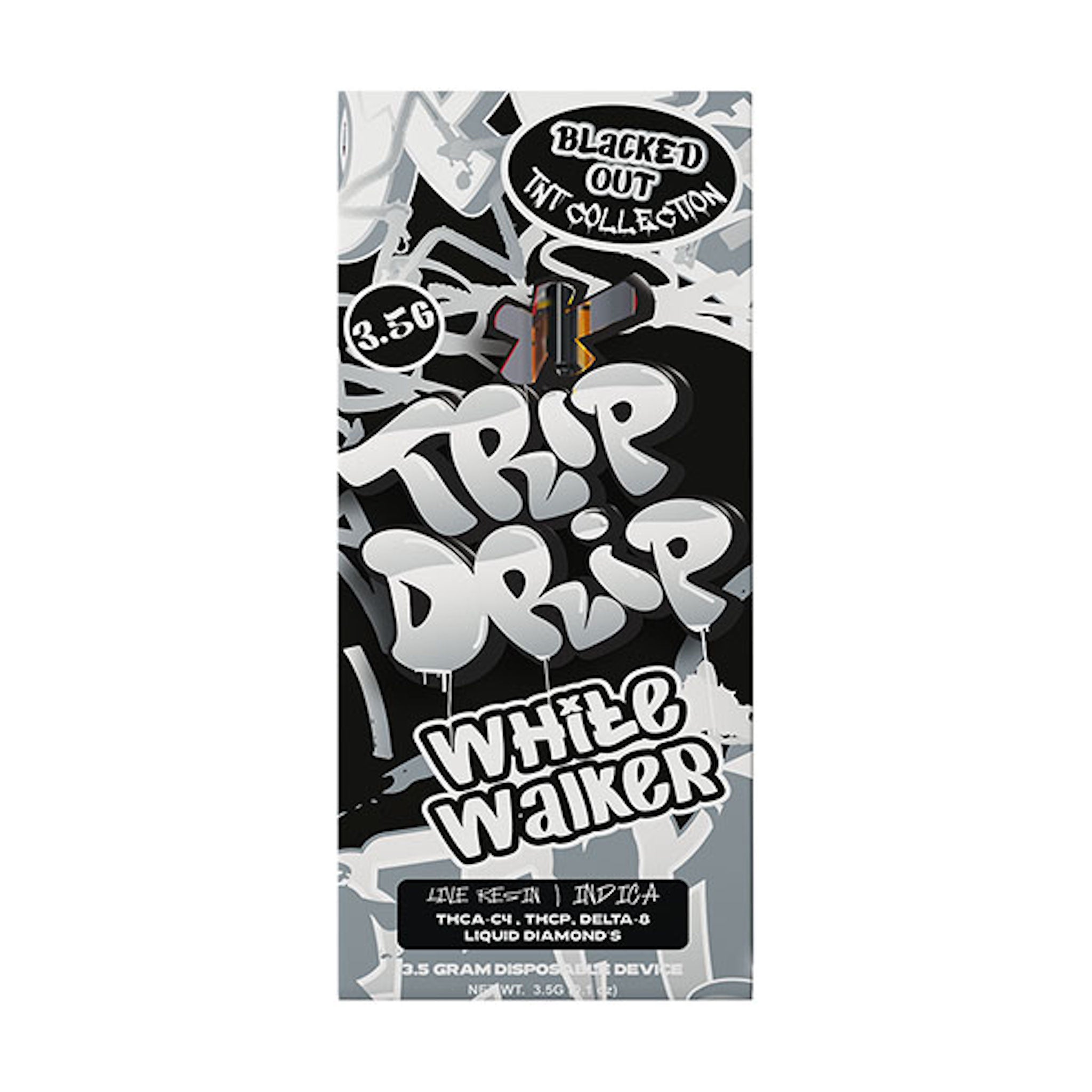 Trip Drip Black Out TNT Collection Live Resin Vaporizer - 3500mg