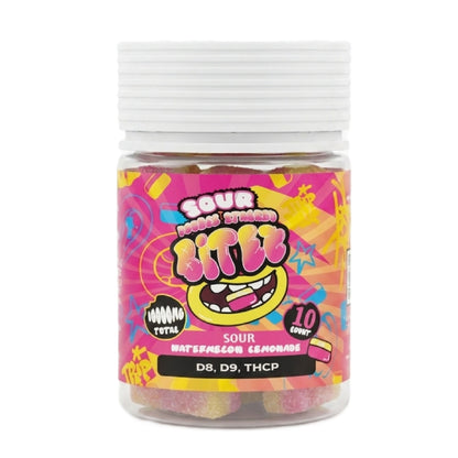 Trip Drip Sour Double Stacked Bites - 10,000mg (10ct) Sour Watermelon Lemonade