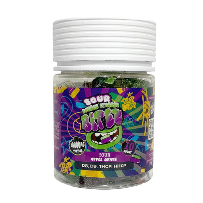 Trip Drip Sour Double Stacked Bites - 10,000mg (10ct) Sour Apple Grape