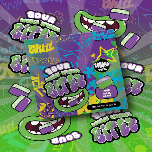 Trip Drip Sour Double Stacked Bites - 2000mg (2ct)