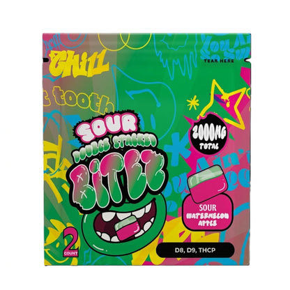 Trip Drip Sour Double Stacked Bites - 2000mg (2ct)