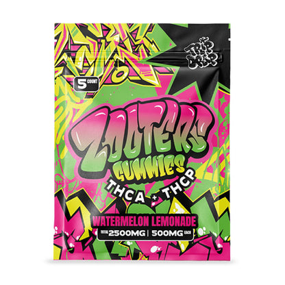 Trip Drip Zooters HHC + THC-P Gummies - 2500mg (5ct) Watermelon Lemonade