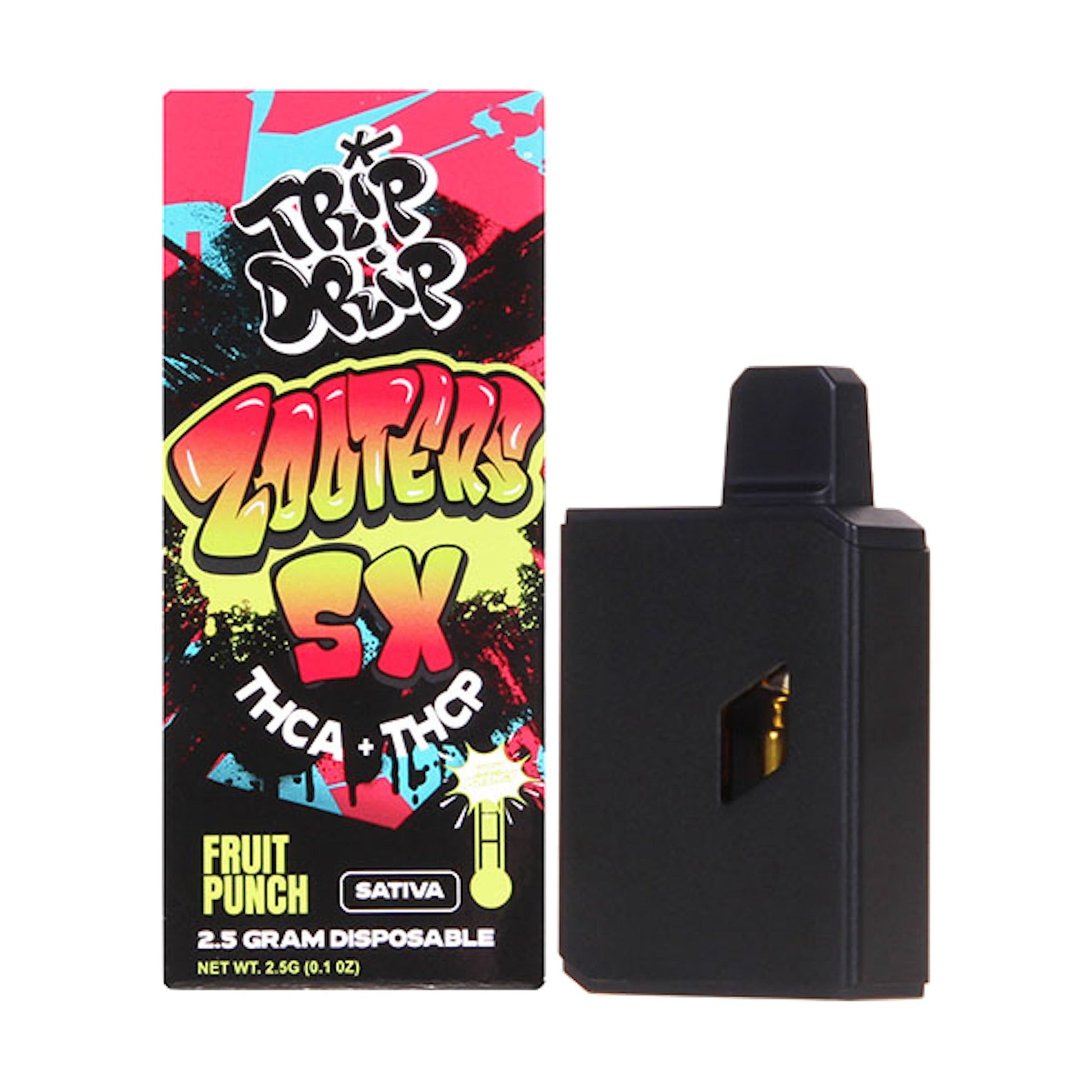 Trip Drip Zooters THC-A + THC-P Vaporizer - 2500mg Fruit Punch (S)