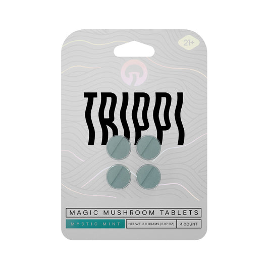 Trippi Magic Mushroom Tablets - 1200mg Mystic Mint