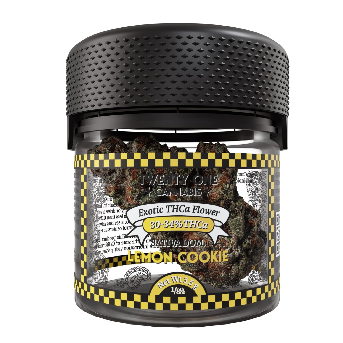 Twenty One Exotic THCa Flower - 3.5g Lemon Cookie