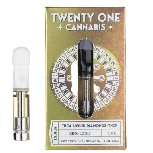 Twenty One THC-A Liquid Diamonds Cartridge - 1000mg King Louie (S)