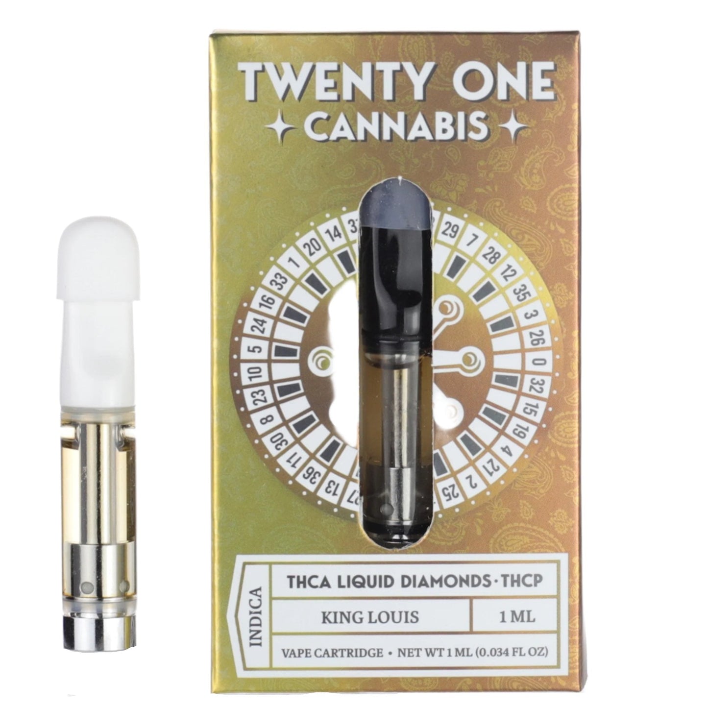 Twenty One THC-A Liquid Diamonds Device - 1000mg King Louie (I) / 1 Pack
