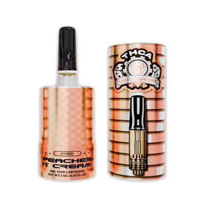 Twenty One THC-A Peaches n Cream Cartridge - 2000mg Single Cart
