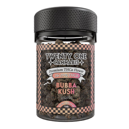 Twenty One THCa Flower - 7g Bubba Kush (Premium)