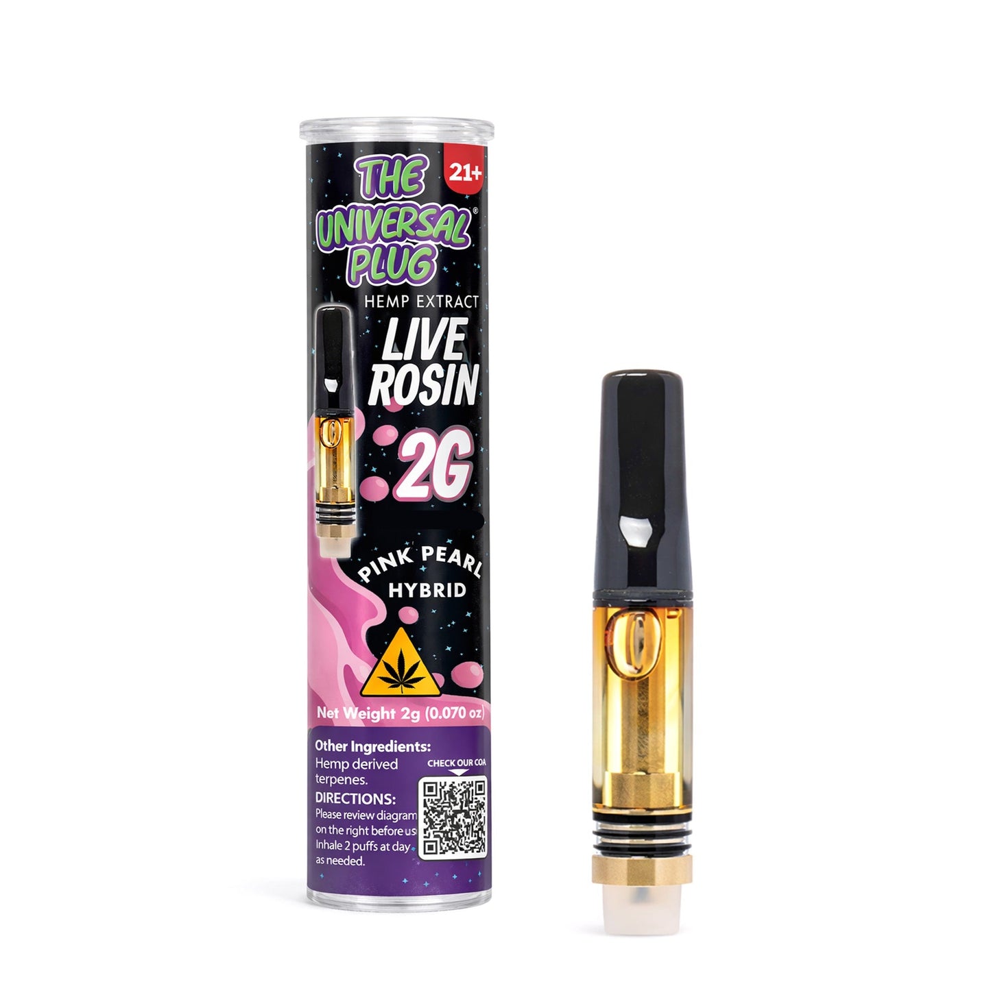 Universal Plug THC Live Rosin Device - 2000mg