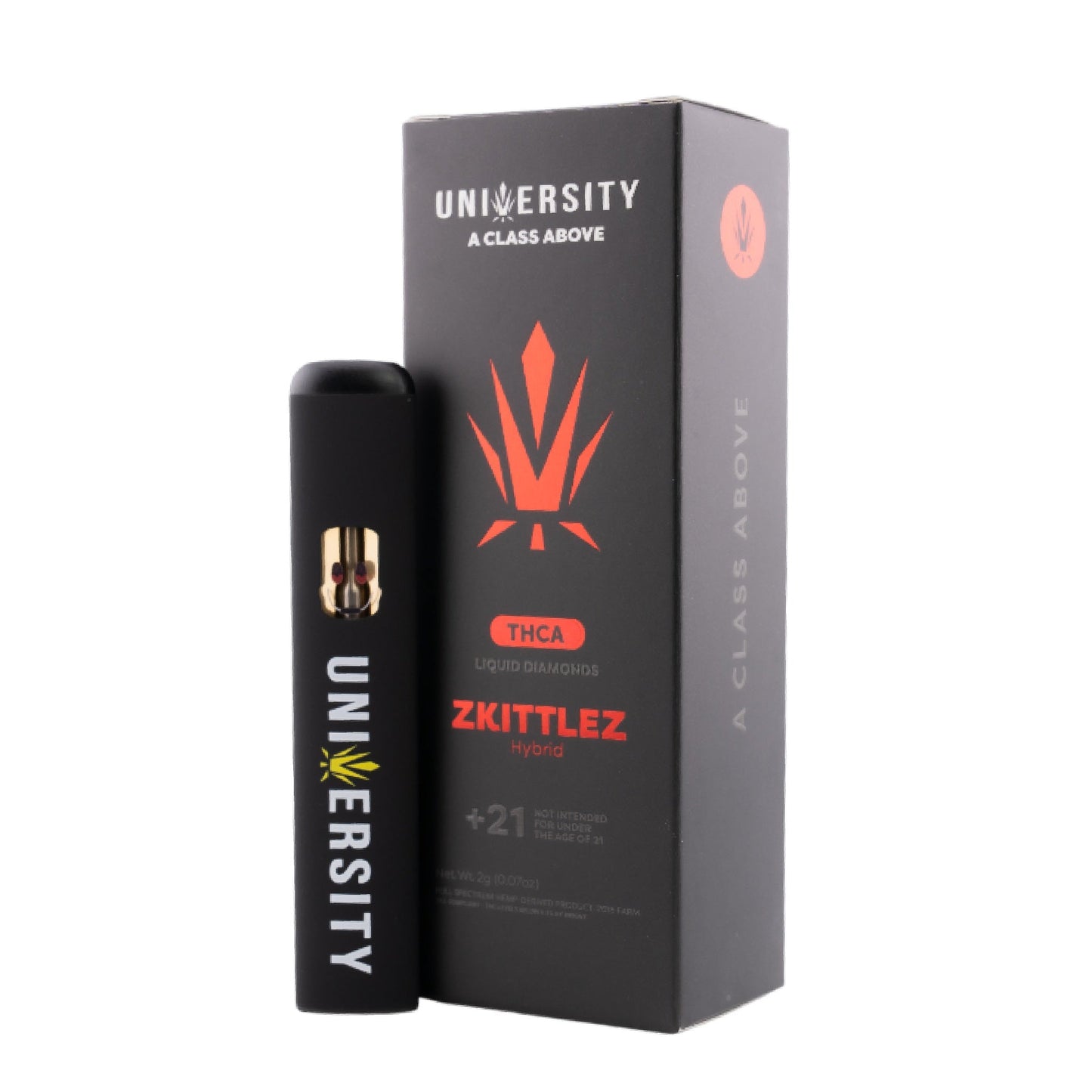 University Liquid Diamonds THC-A Vaporizer - 2000mg Zkittlez (H)