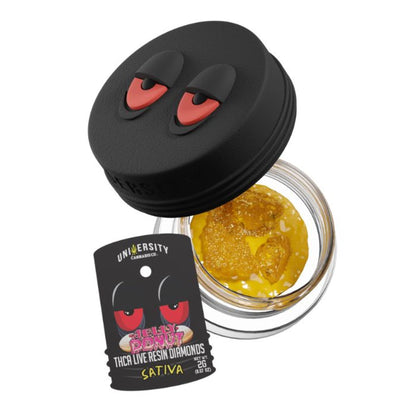 University THC-A Live Resin Batter - 2g Jelly Donut (S)
