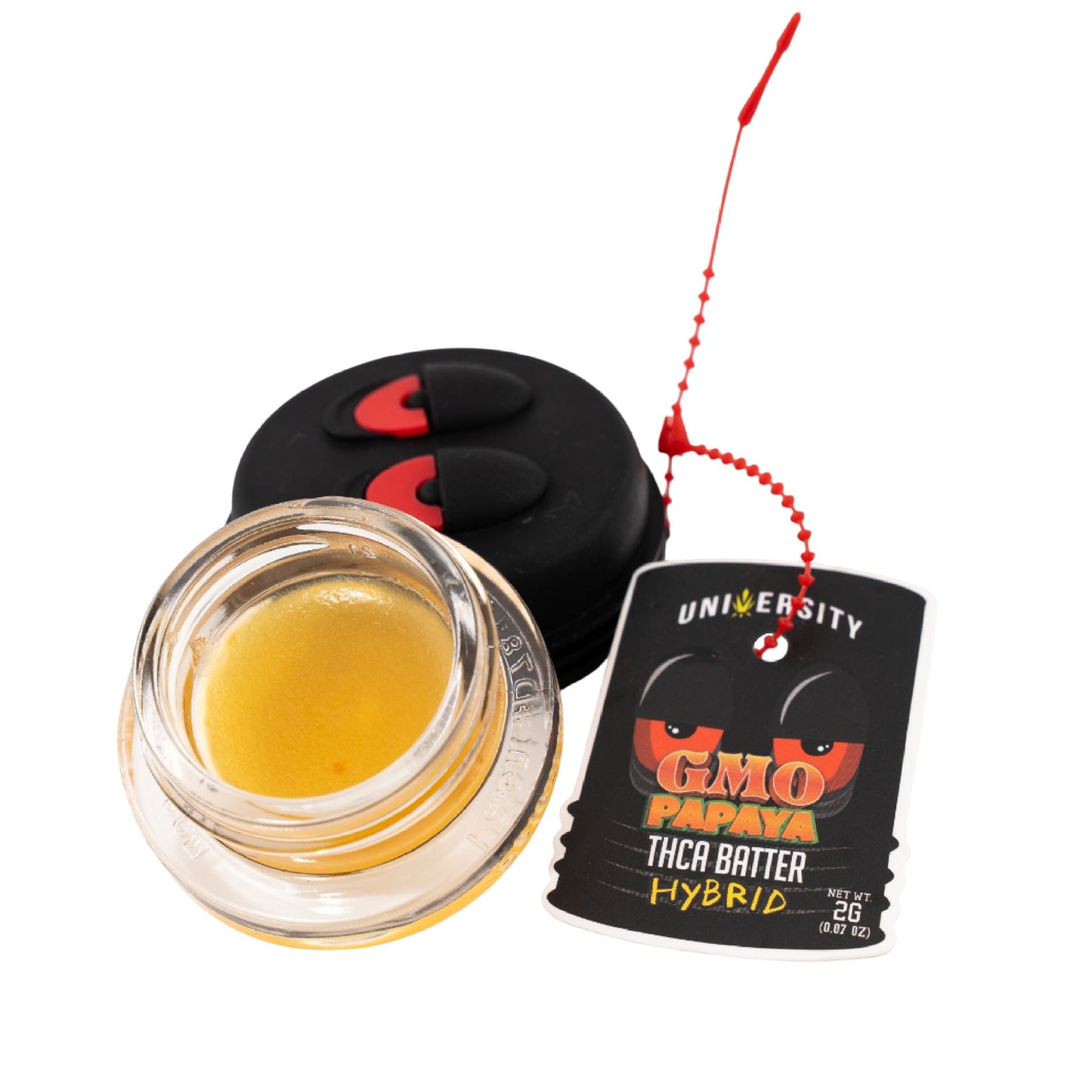 University THC-A Live Resin Batter - 2g GMO Papaya (H)