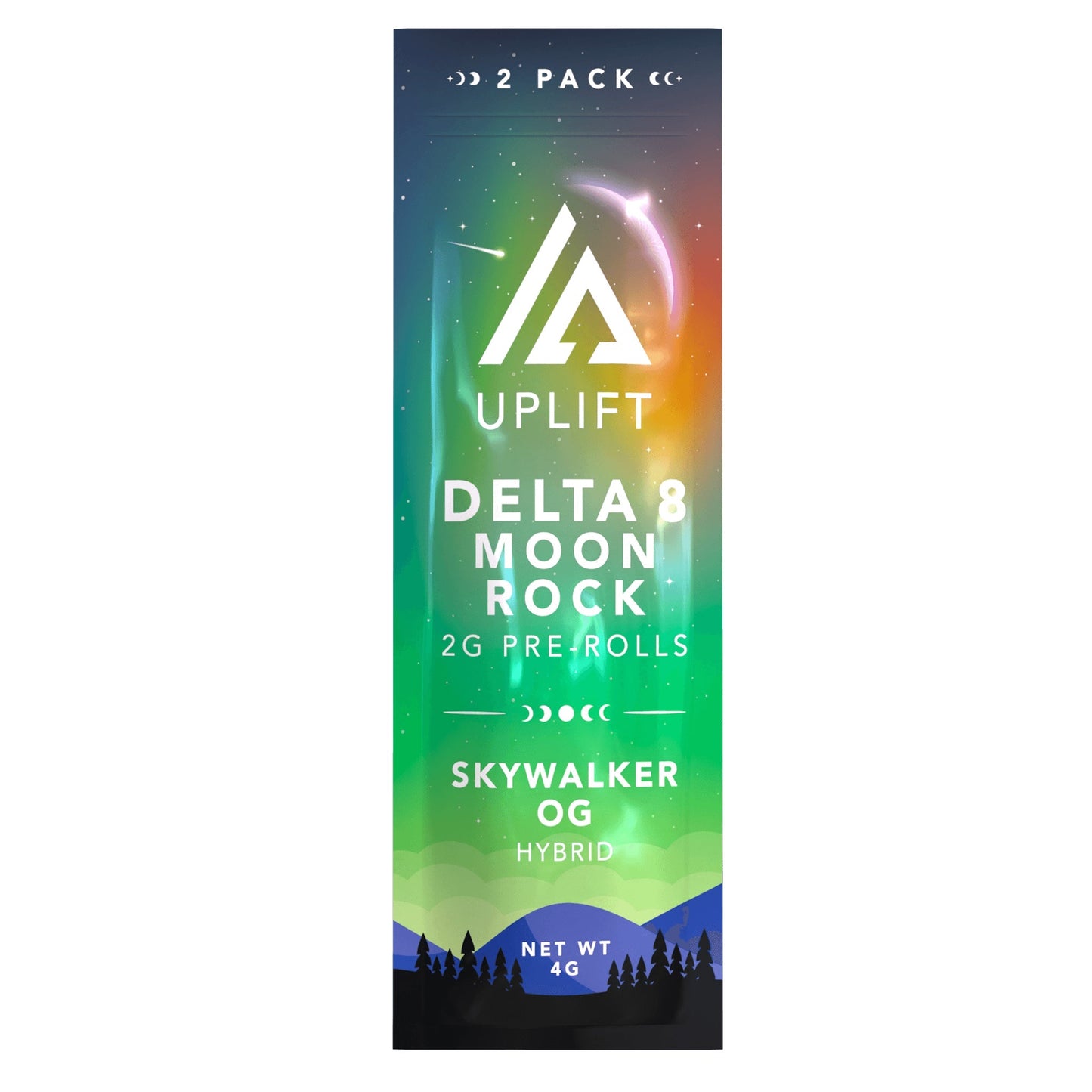 Uplift Moonrock Delta 8 Pre-Rolls - 2000mg Skywalker OG / 2 Pack