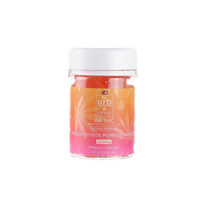 Urb Delta 9 Gummies - 250mg Peach Citrus Pomegranate