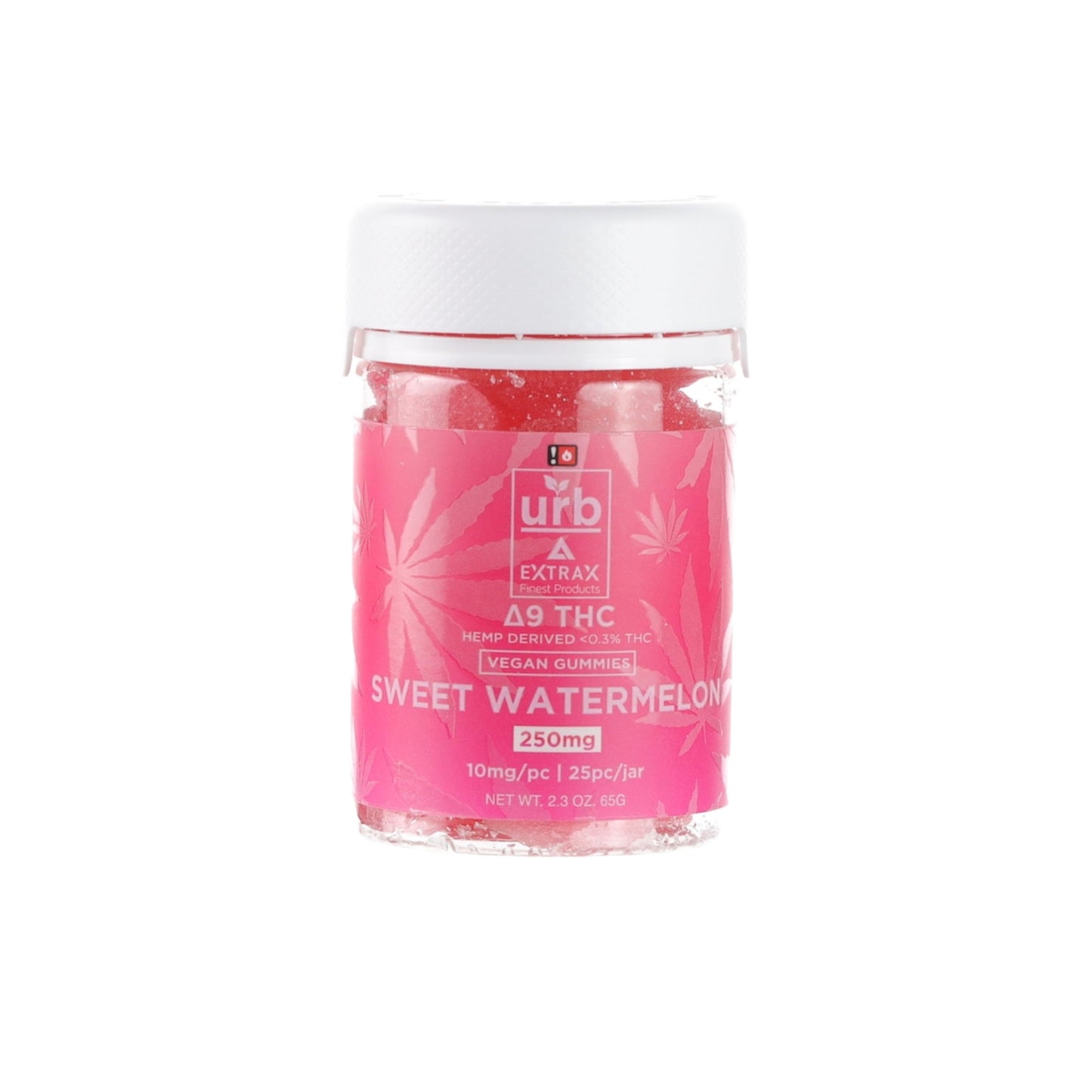 Urb Delta 9 Gummies - 250mg Sweet Watermelon