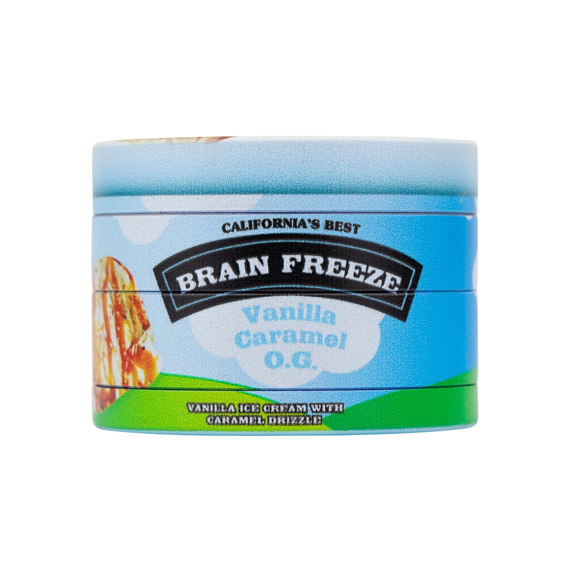 V Syndicate Aluminum Dine-In Grinder - 4 Piece Brain Freeze