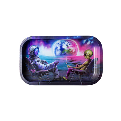 V Syndicate Blunt Orbit Metal Rolling Tray Medium