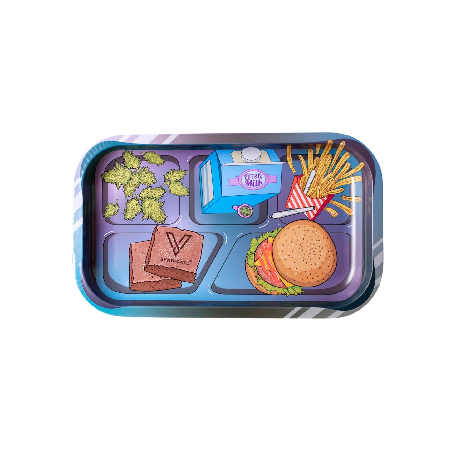 V Syndicate Munch Time Metal Rolling Tray Medium