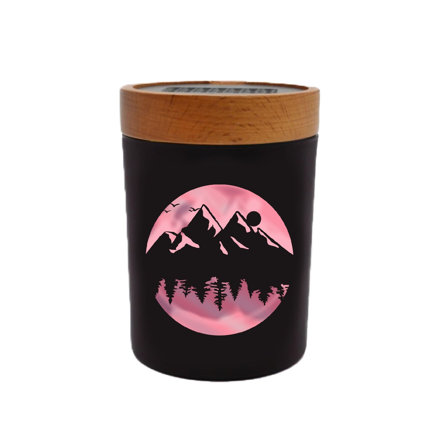 V Syndicate SoleStash - Storage Jar w/ Magnetic Grinder Plate - Small High Elevation Pink
