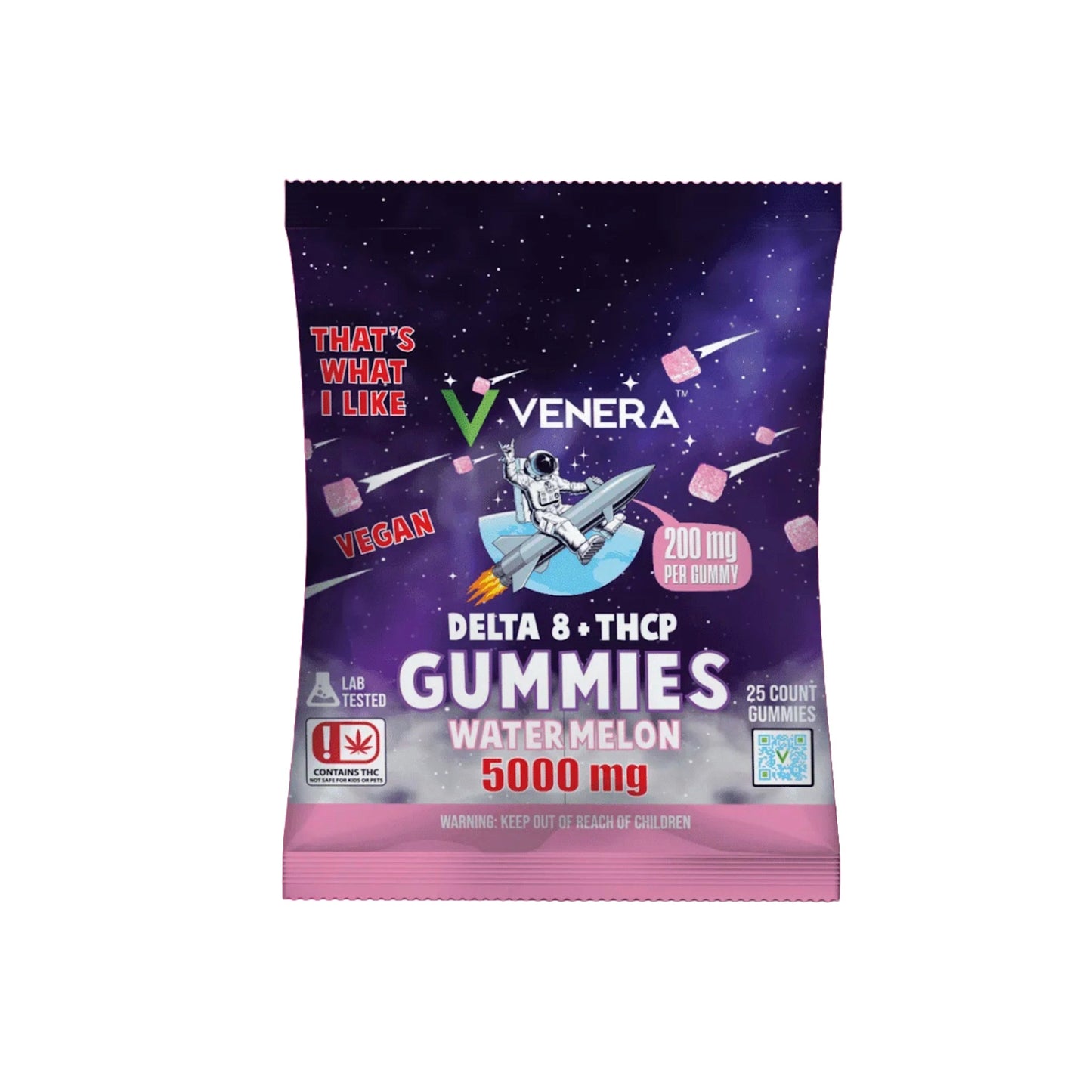 Venera Delta 8 + THC-P Gummies - 5000mg Watermelon