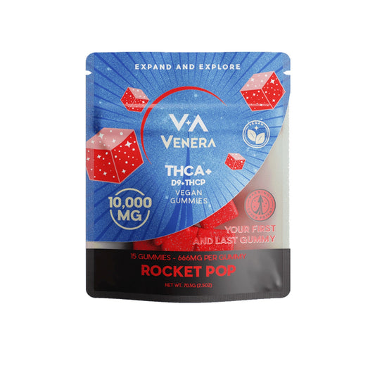 Venera THC-A Rocket Pop Gummies - 10,000mg