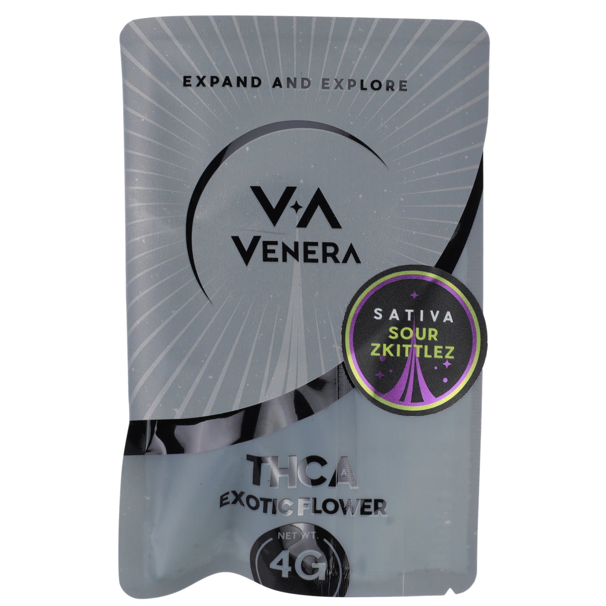 venera disposable vape Venera THC-A Sour Zkittlez Flower - 4g