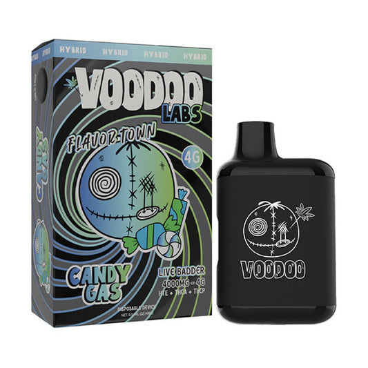Voodoo Flavortown Live Badder THC-A Vaporizer - 4000mg Candy Gas