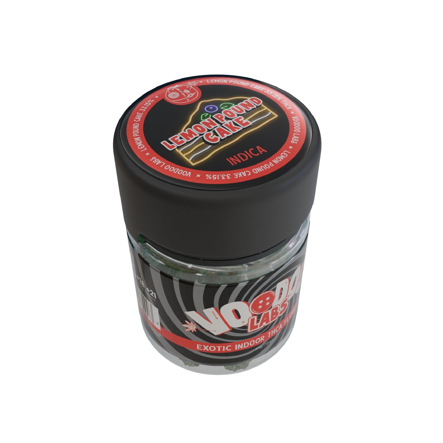 Voodoo Labs Exotic THCa Flower - 3.5g Lemon Pound Cake