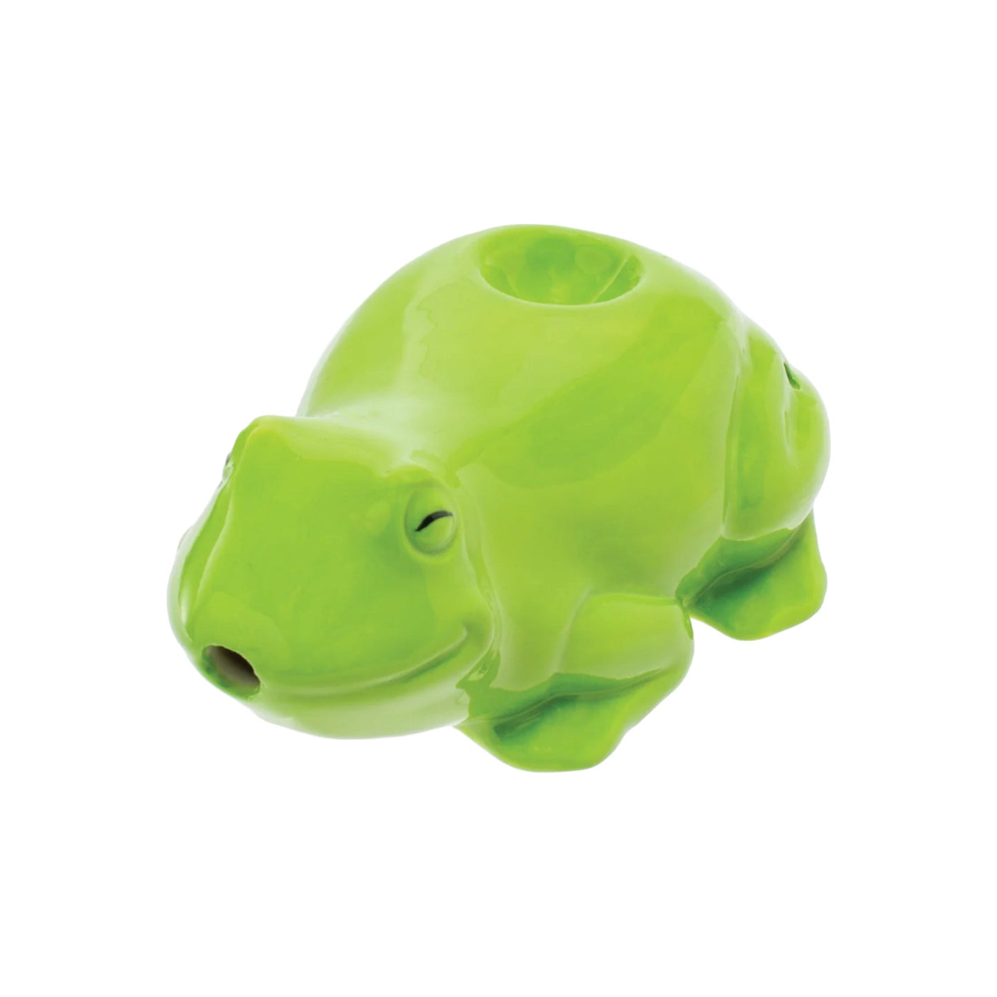 Wacky Bowls Ceramic Pipe - 3.5in Frog