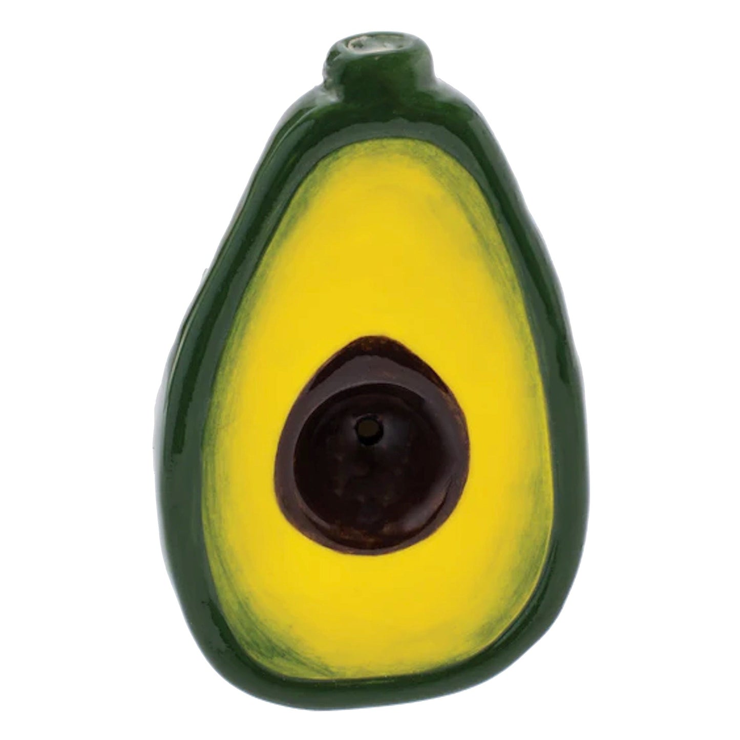 Wacky Bowls Ceramic Pipe - 3.5in Avocado