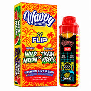 Wavvy Extracts THC-A Dual Flavor Device - 2000mg Wild Melon (H) / Train Wreck (H)