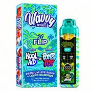 Wavvy Extracts THC-A Dual Flavor Device - 2000mg Kool Aid (S) / Bomb Pop (H)