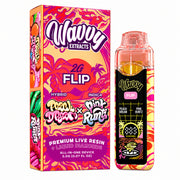 Wavvy Extracts THC-A Dual Flavor Device - 2000mg Peach Dream (H) / Pink Runtz (I)