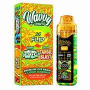 Wavvy Extracts THC-A Dual Flavor Device - 2000mg Gushers (H) / Tangie Blast (S)