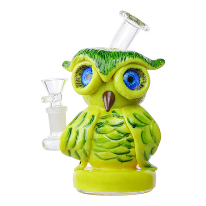 What a Hoot Bubbler Bong - 7in